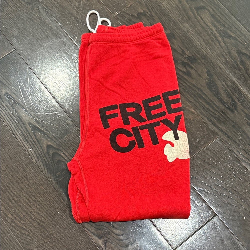 Freecity Bright Red Sweatpants - Picture 7 of 7